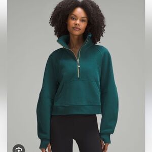 lululemon athletica Deep Teal Half-Zip Pullover Sweatshirt